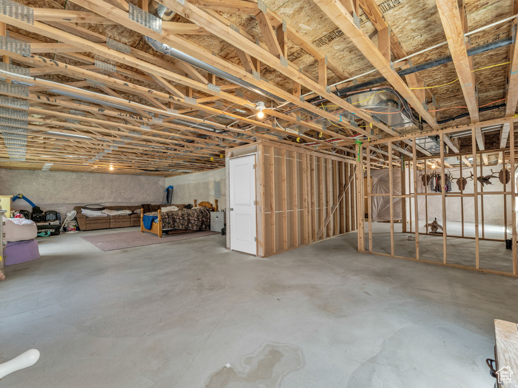 View of basement
