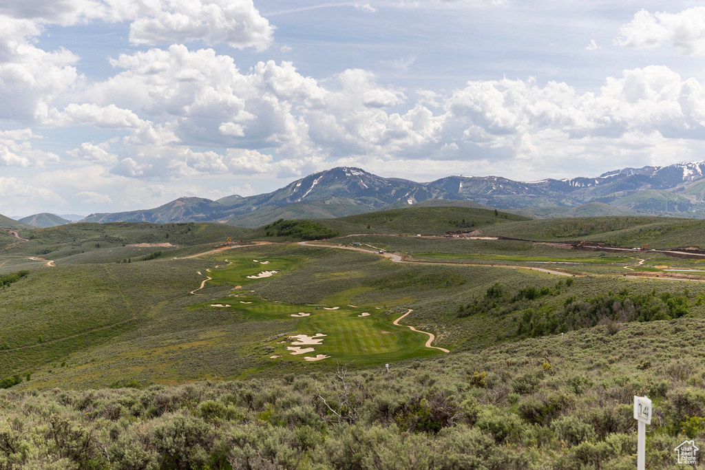 View of mountain backdrop
