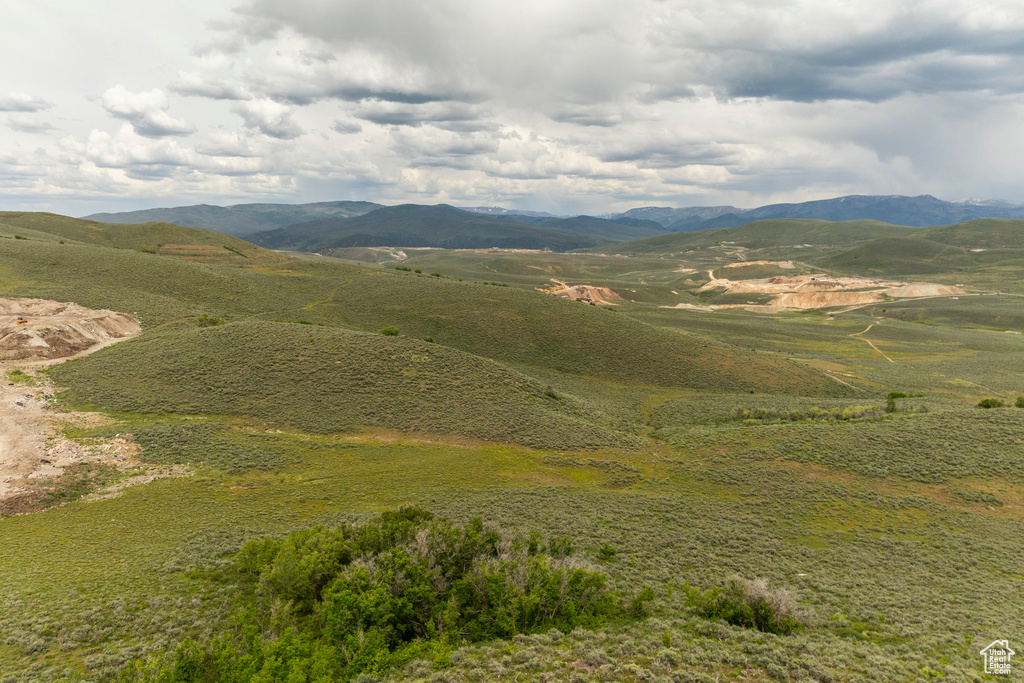 View of mountain background