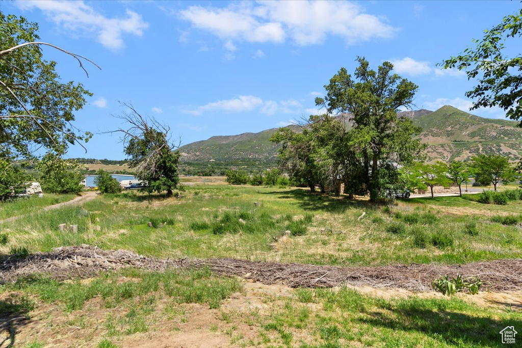 Mountain view featuring rural landscape