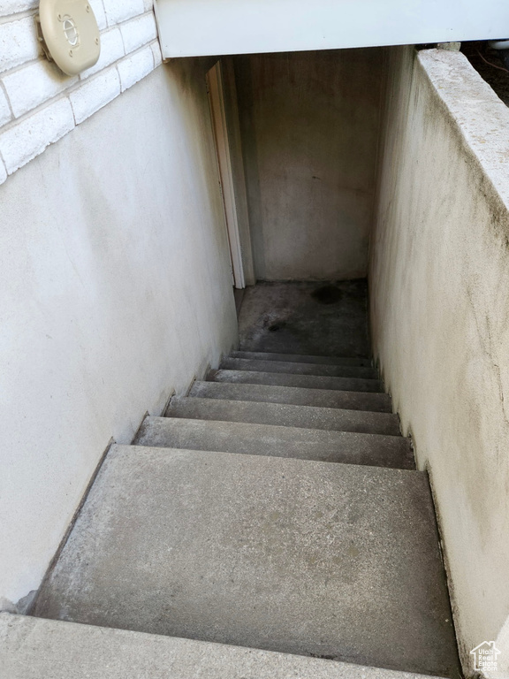 View of stairs