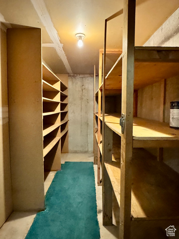View of storage room