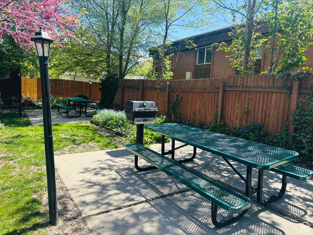 View of patio