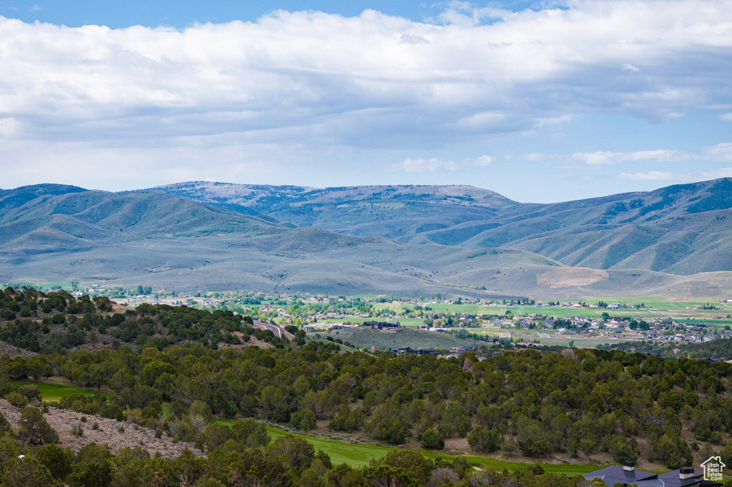 View of mountain background