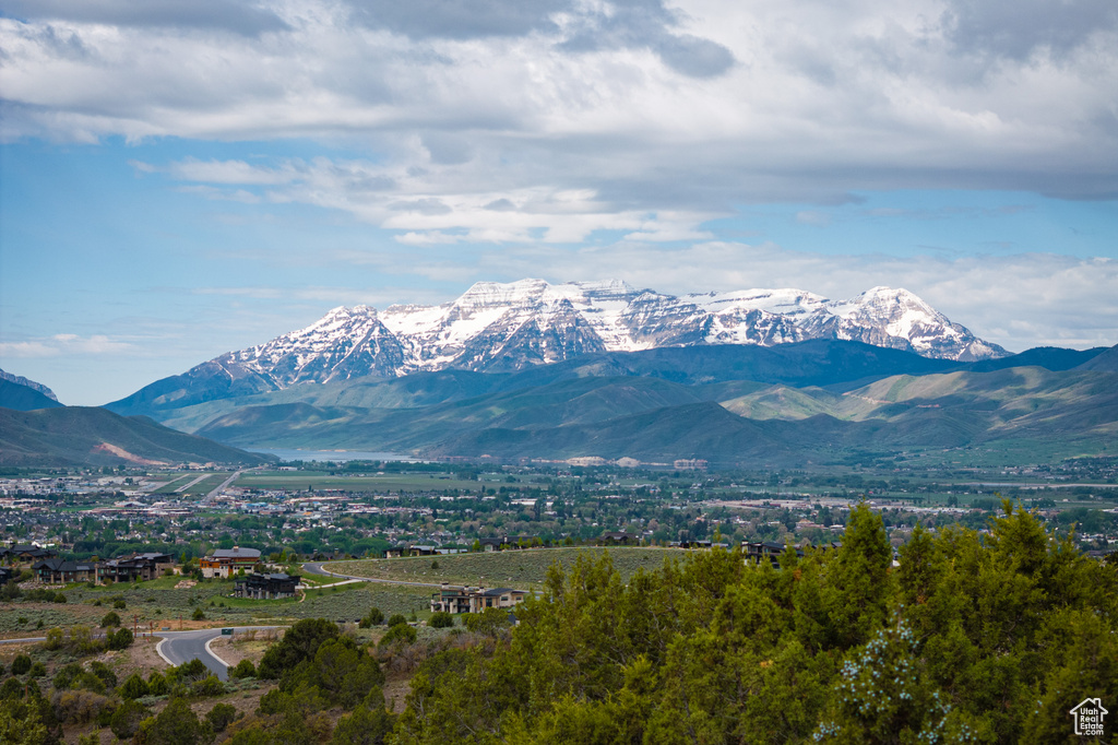 View of mountain background