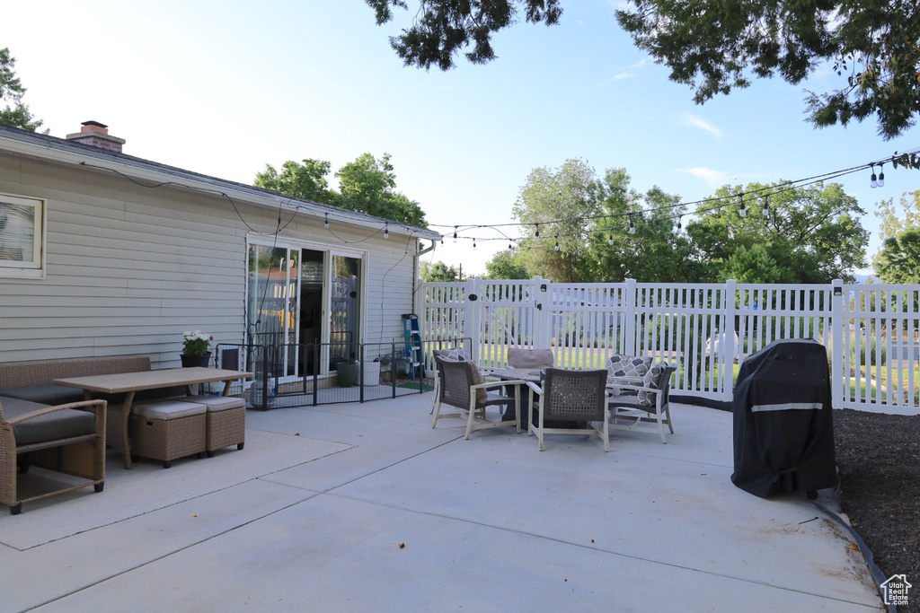 View of patio / terrace featuring outdoor dining area