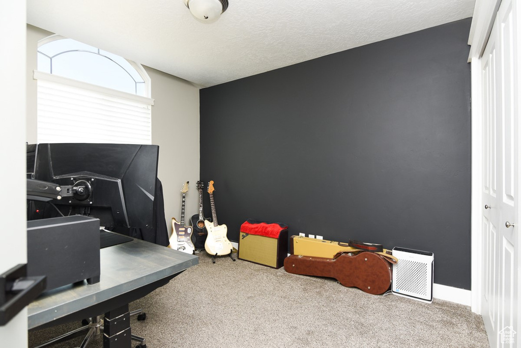 View of carpeted office