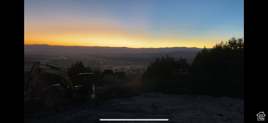 View of mountain background