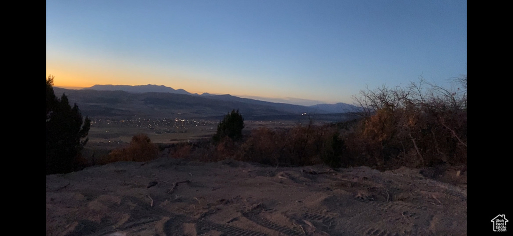 View of mountain background