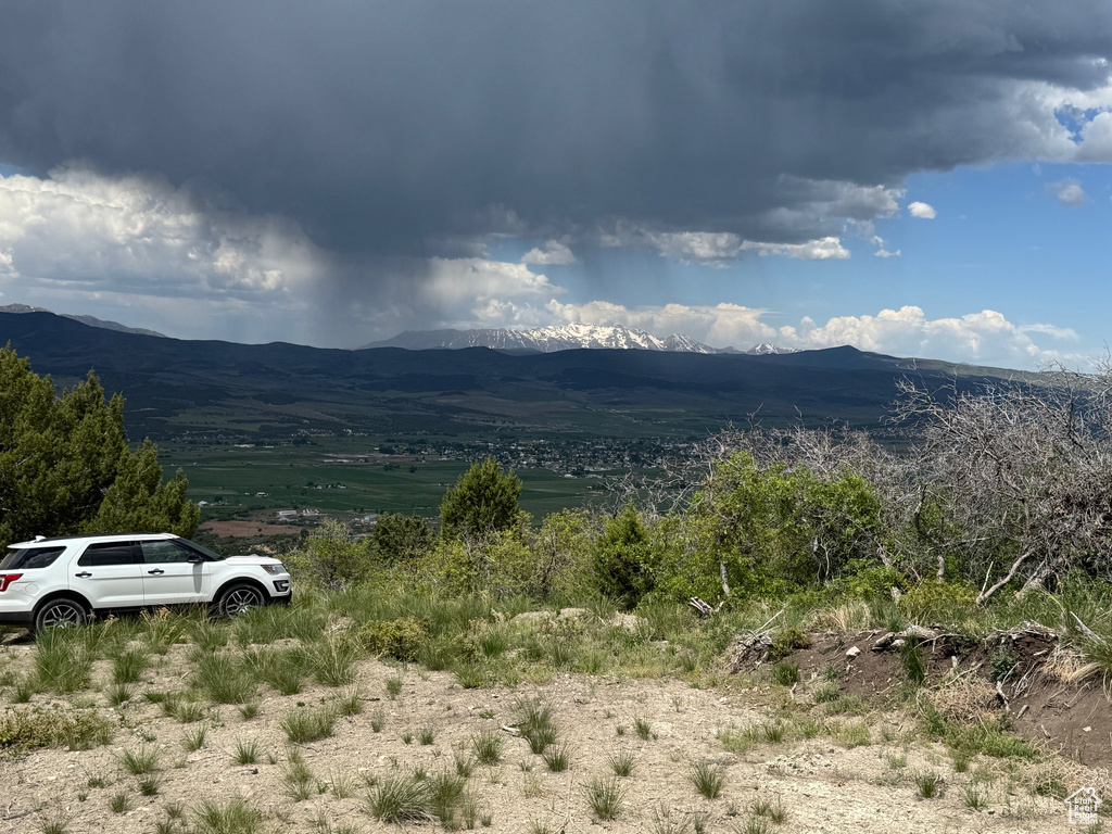 View of mountain backdrop