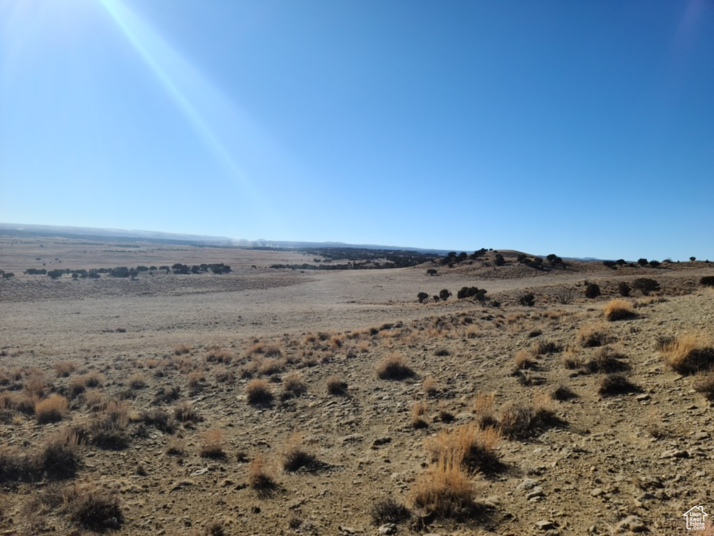 View of yard featuring a rural view and view of desert