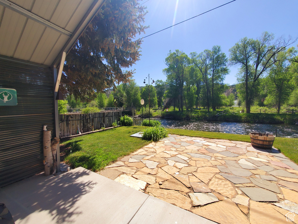 View of patio