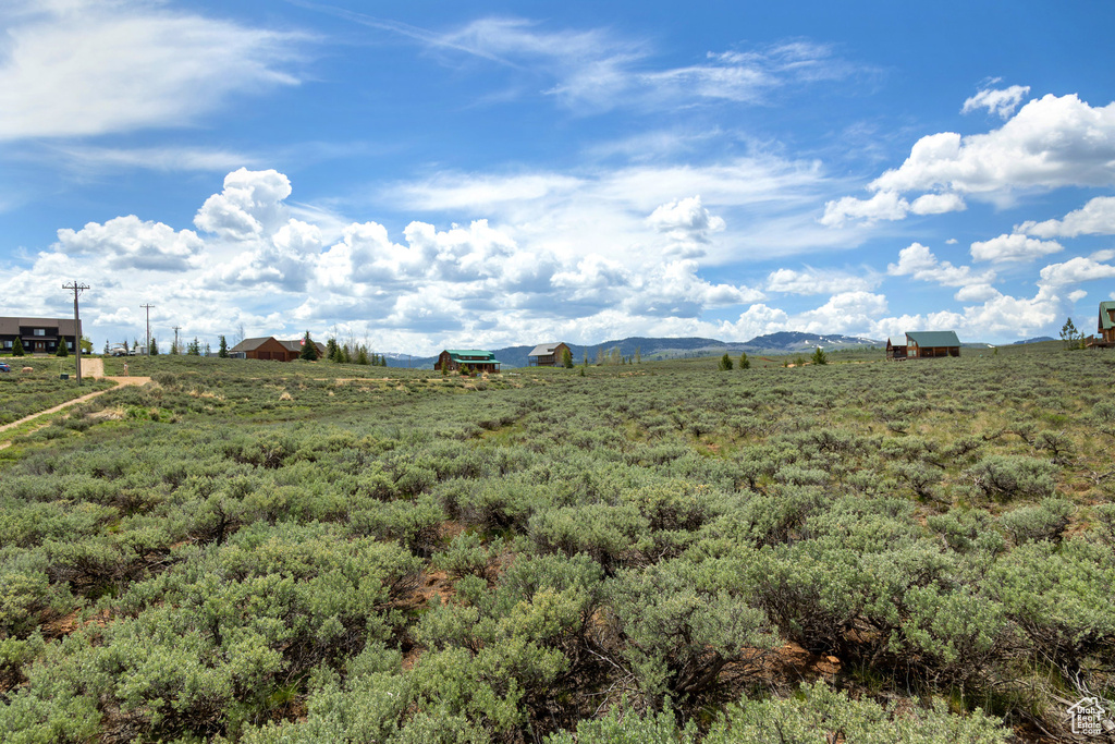 View of yard featuring a view of rural / pastoral area