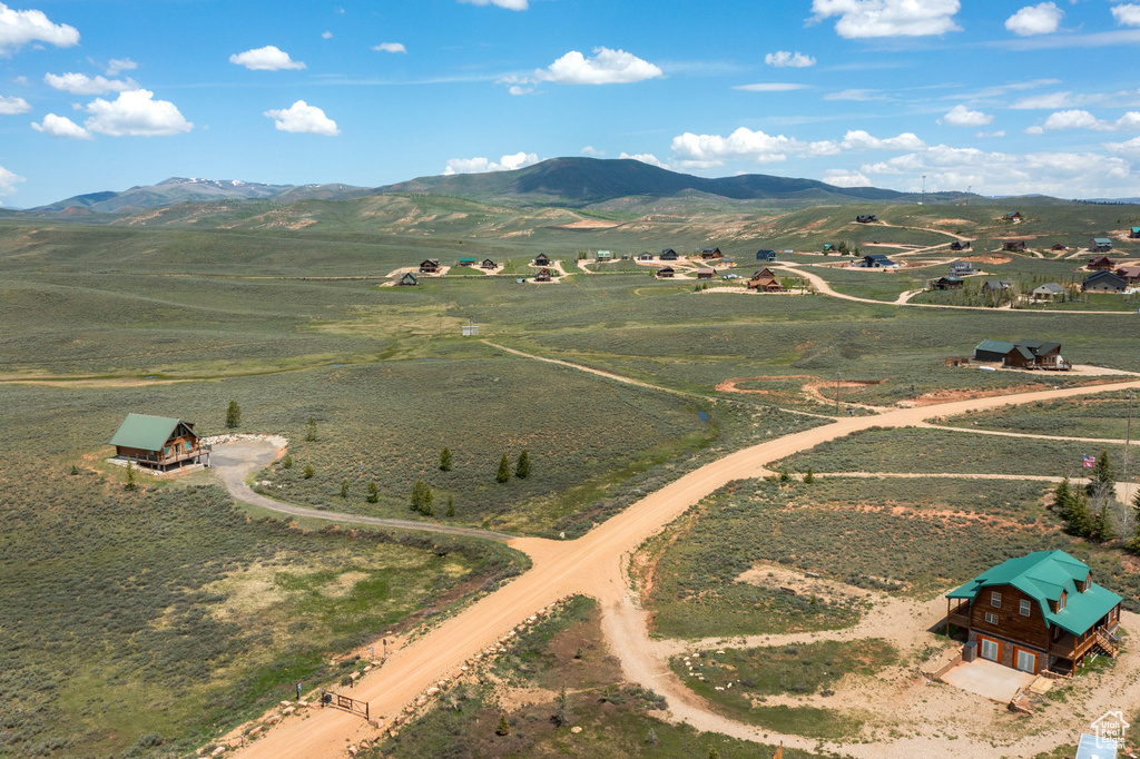 View of rural area featuring a mountain backdrop