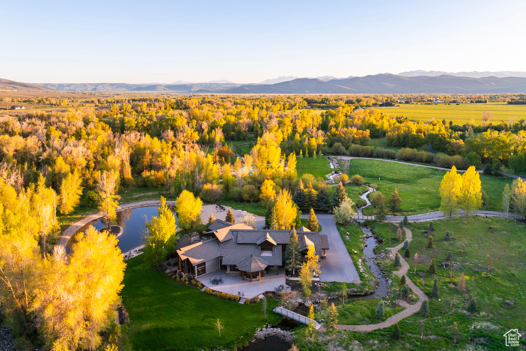 View of rural area with mountains