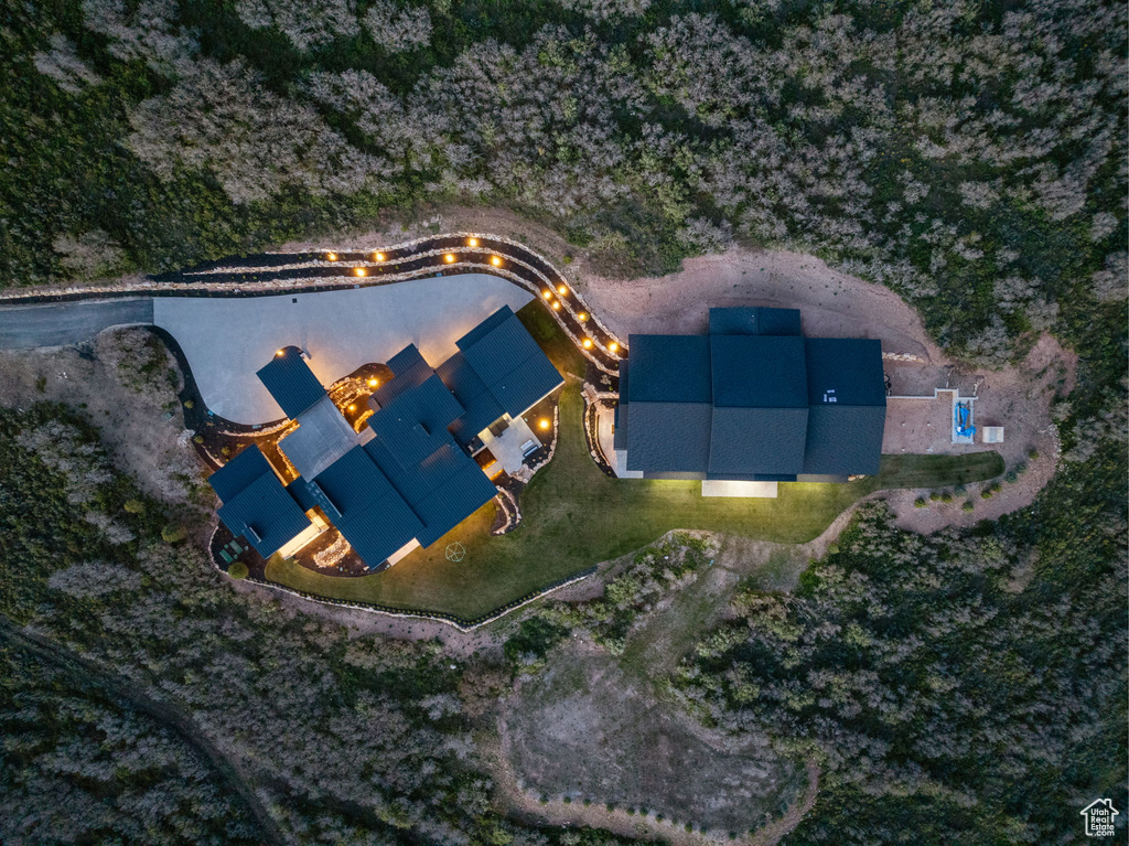 Aerial view of property's location