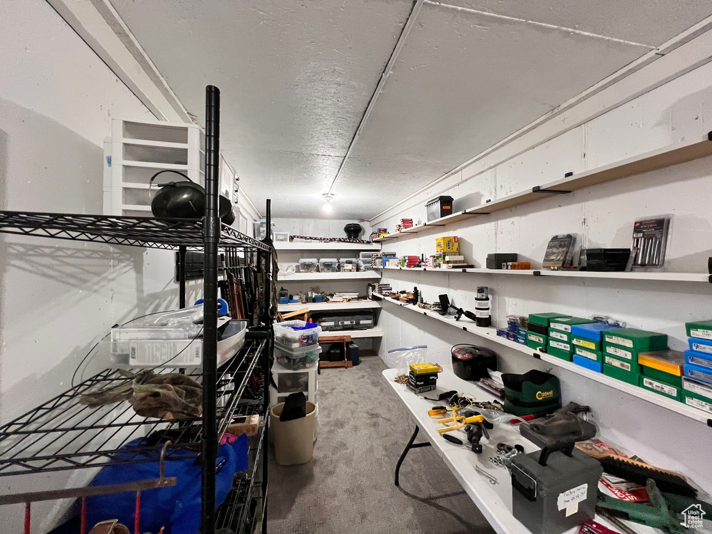 View of storage room