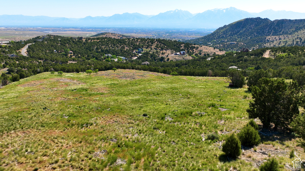 View of mountain backdrop