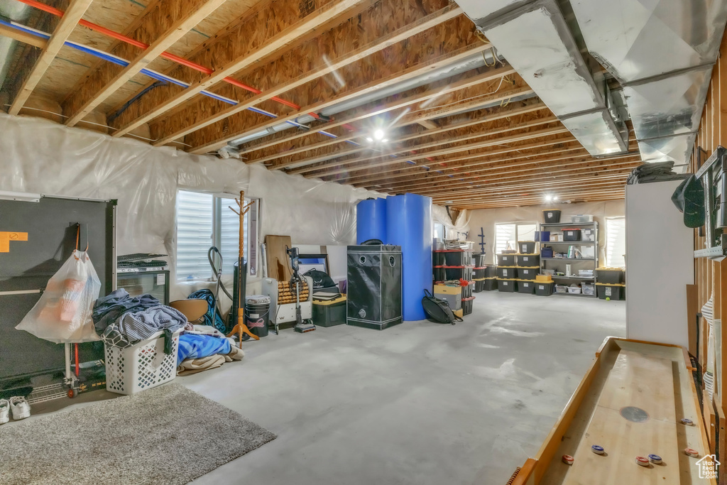 View of basement