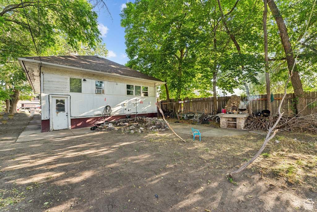 View of back of property