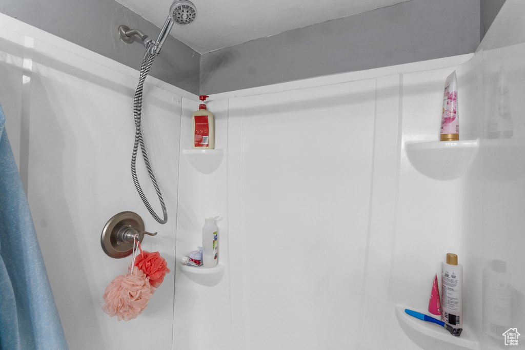 Detailed view of a shower