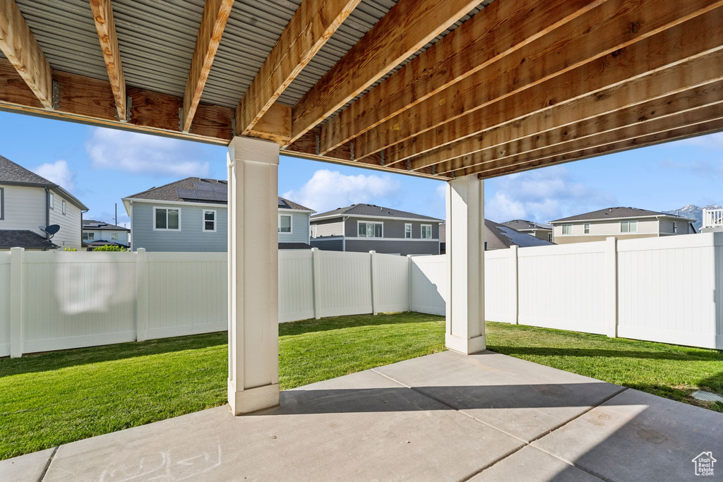 View of patio with a residential view