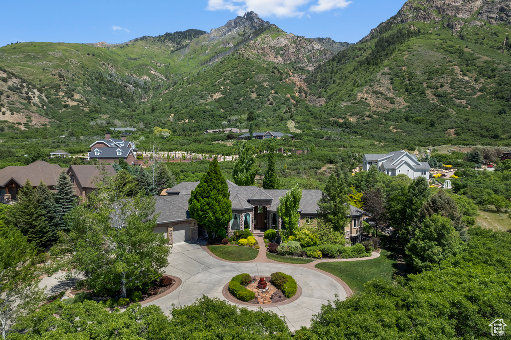 View of mountain backdrop