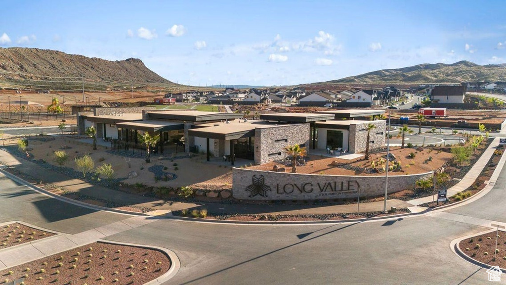 View of mountain background