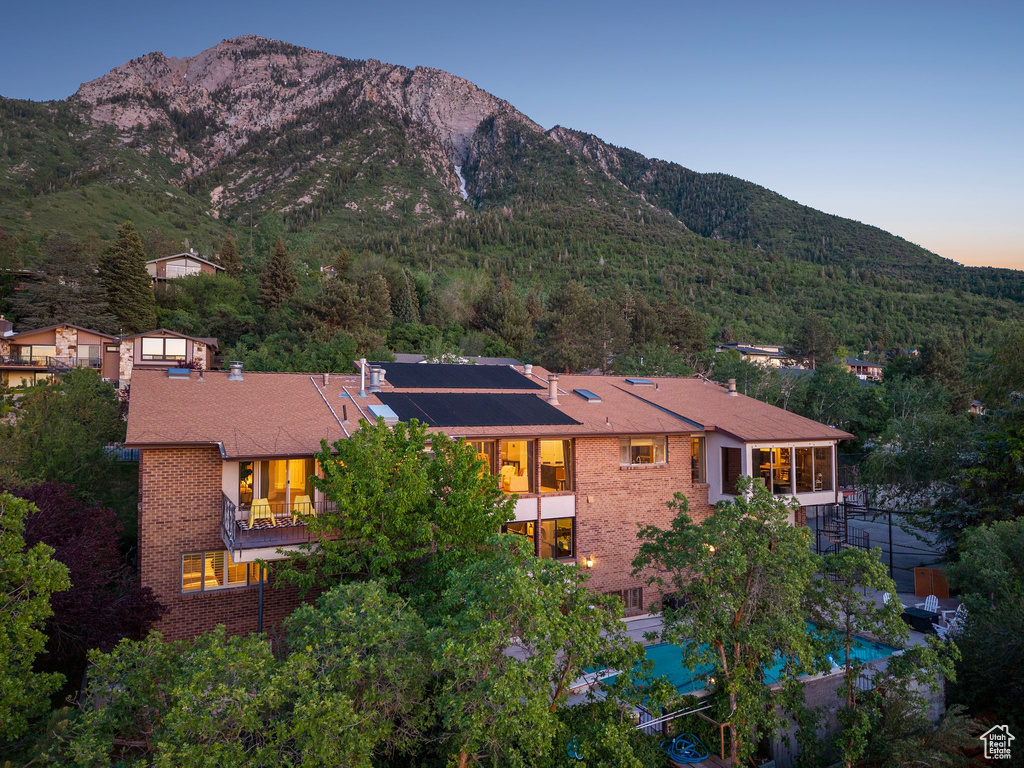 View of mountain backdrop