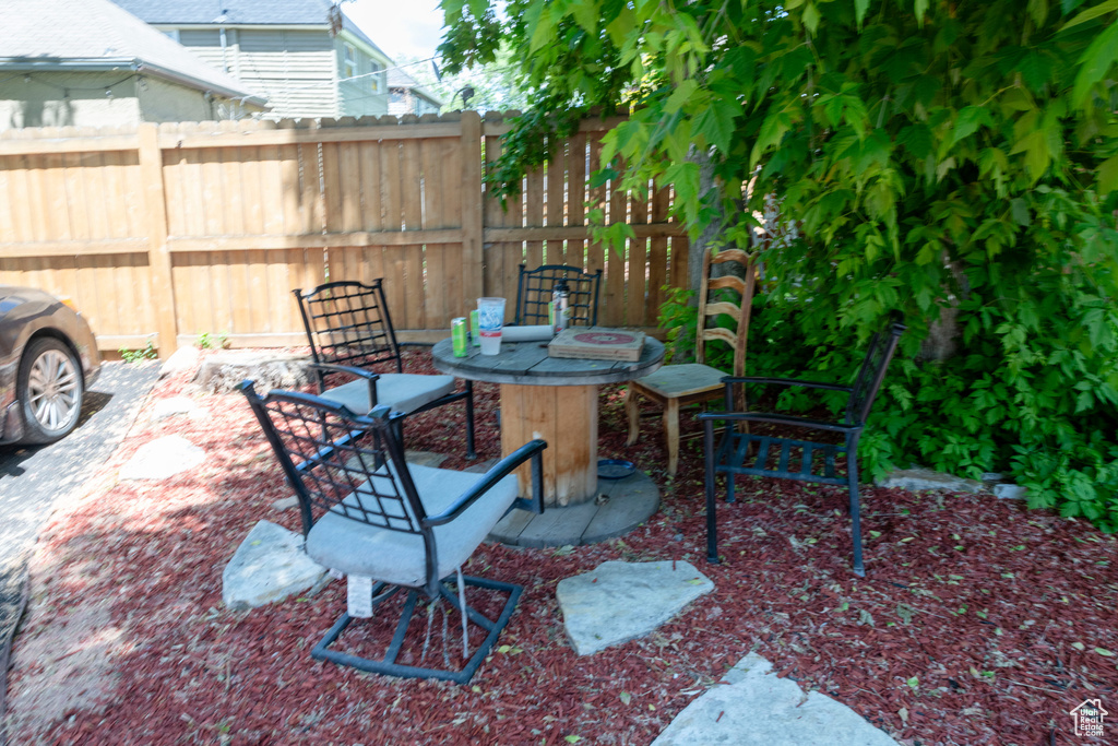 View of patio