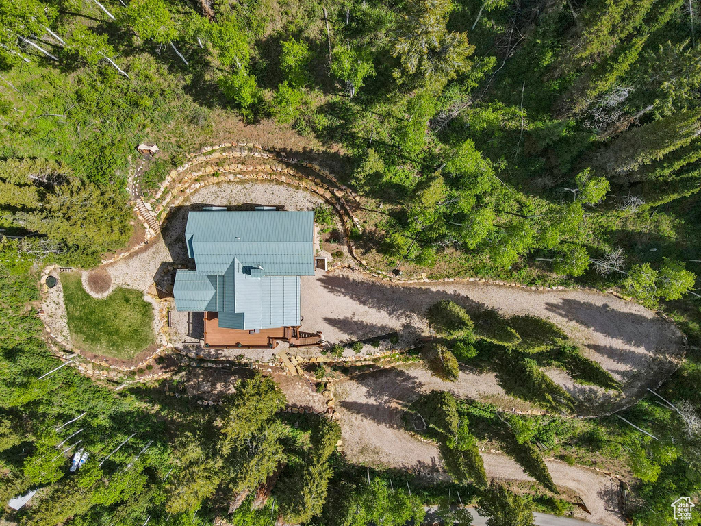 Aerial view of property and surrounding area