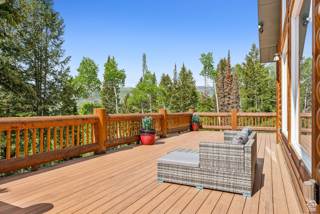 View of deck