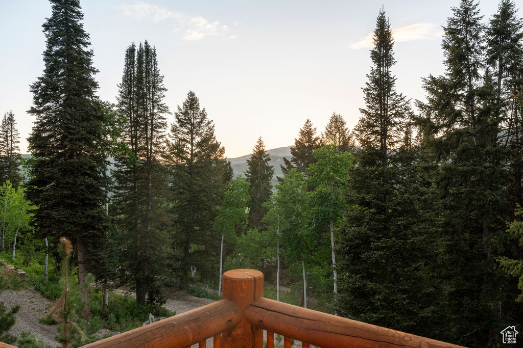 View of mountain background