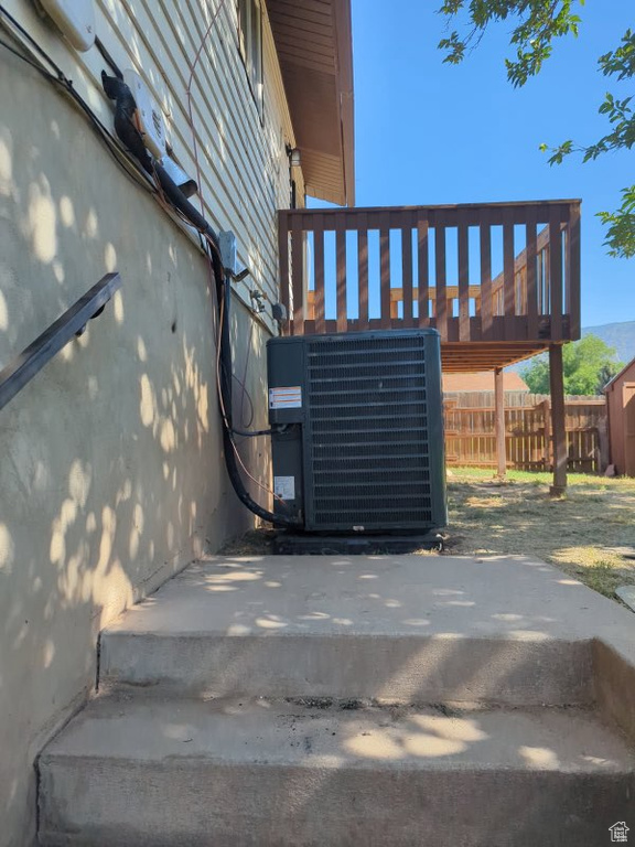 Exterior view of a cooling unit