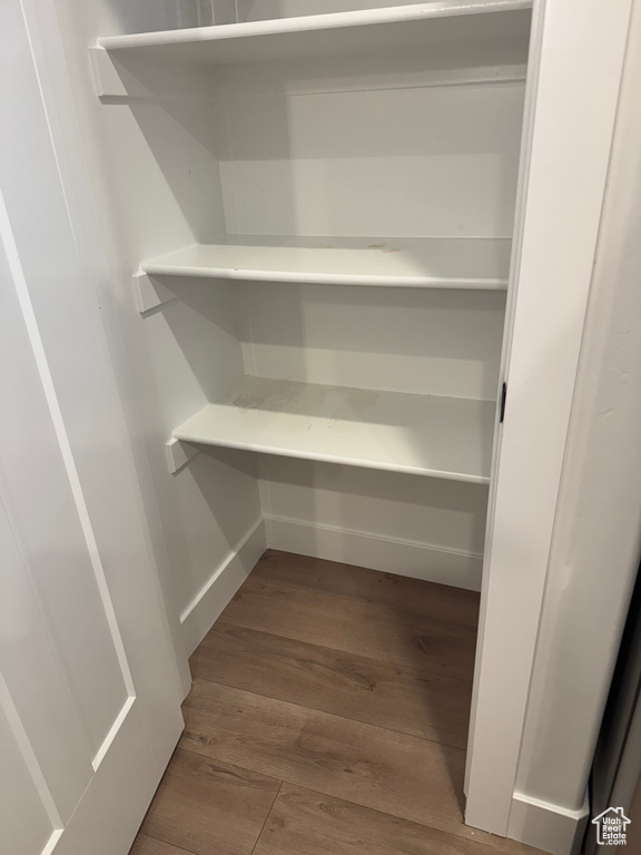 View of closet