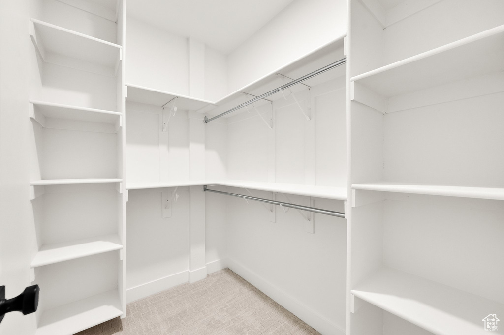 View of spacious closet