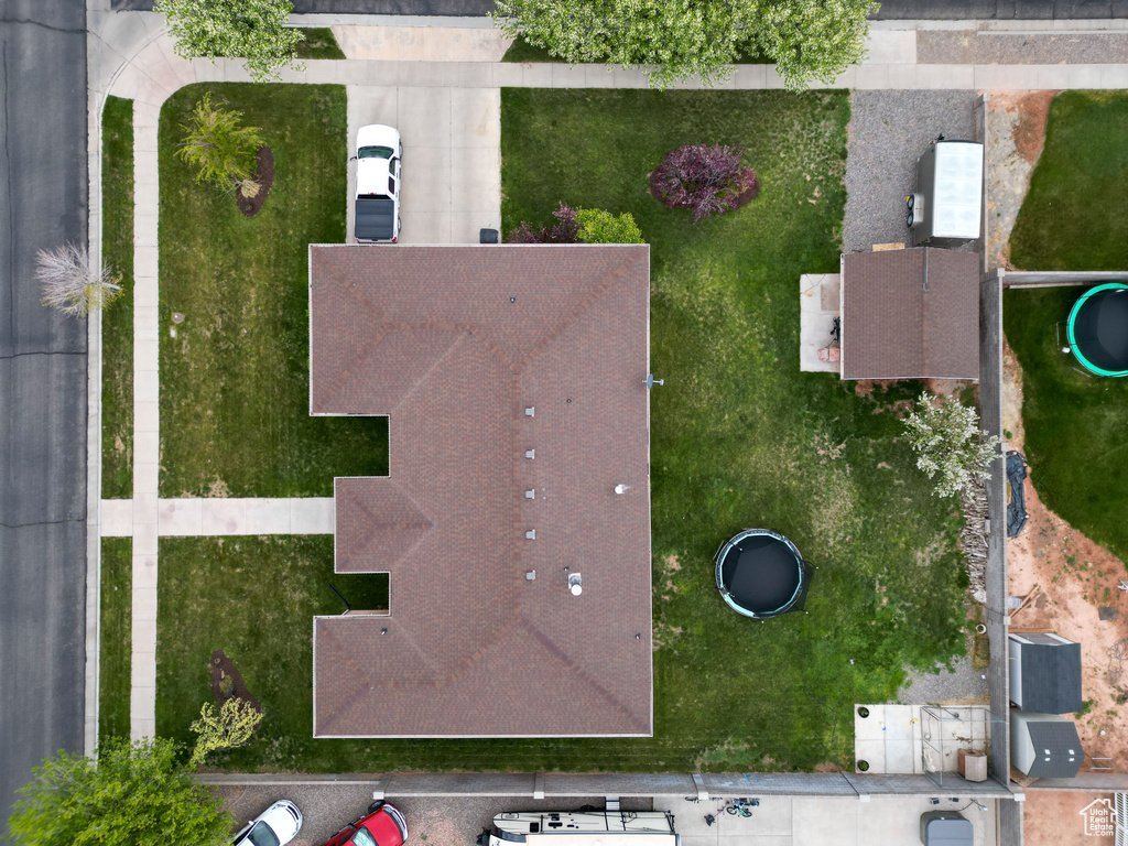 Aerial view of property's location