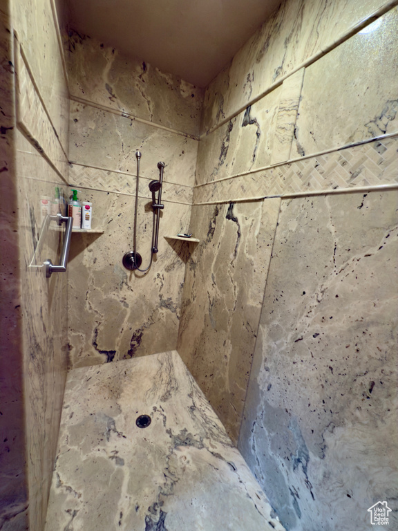 Full bath featuring a shower