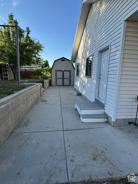 View of patio