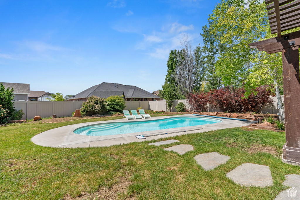View of pool