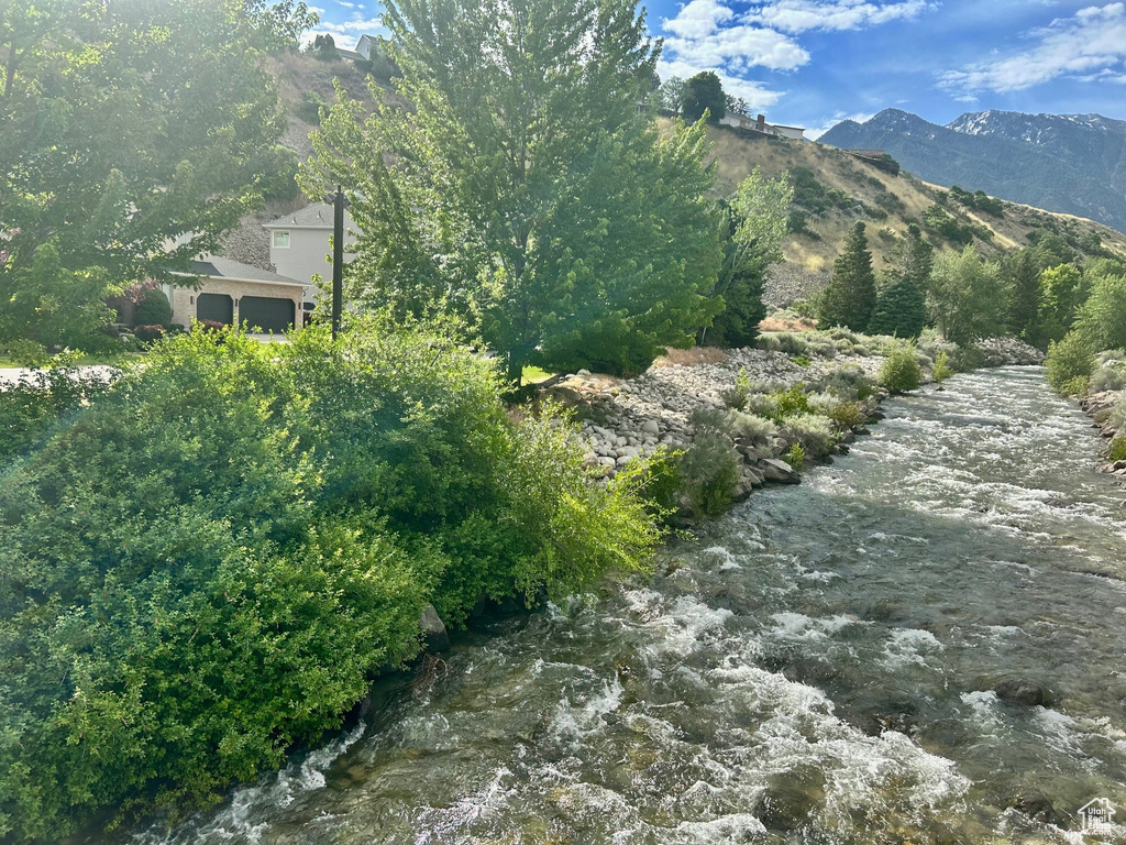 View of mountain background