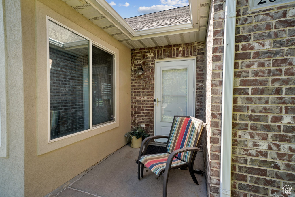 View of patio