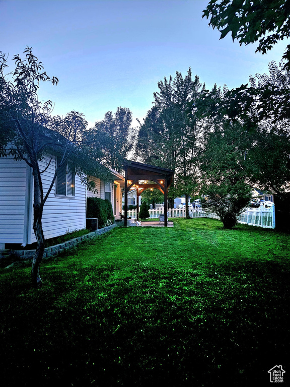 View of yard