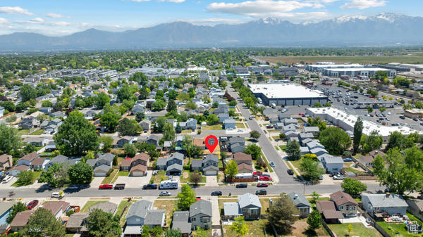 Bird's eye view of mountains