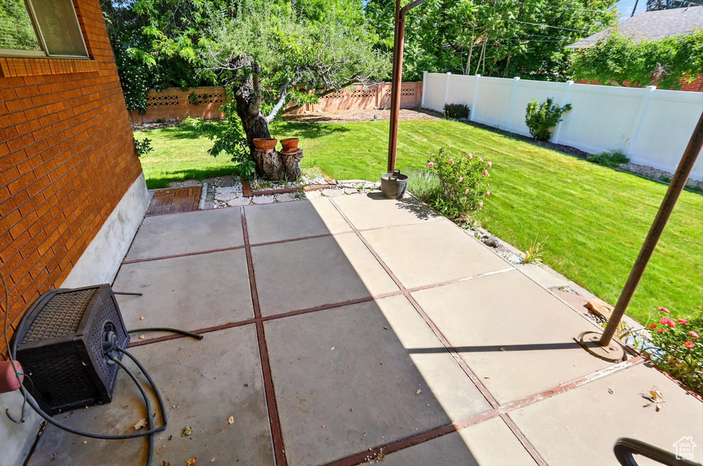 View of patio