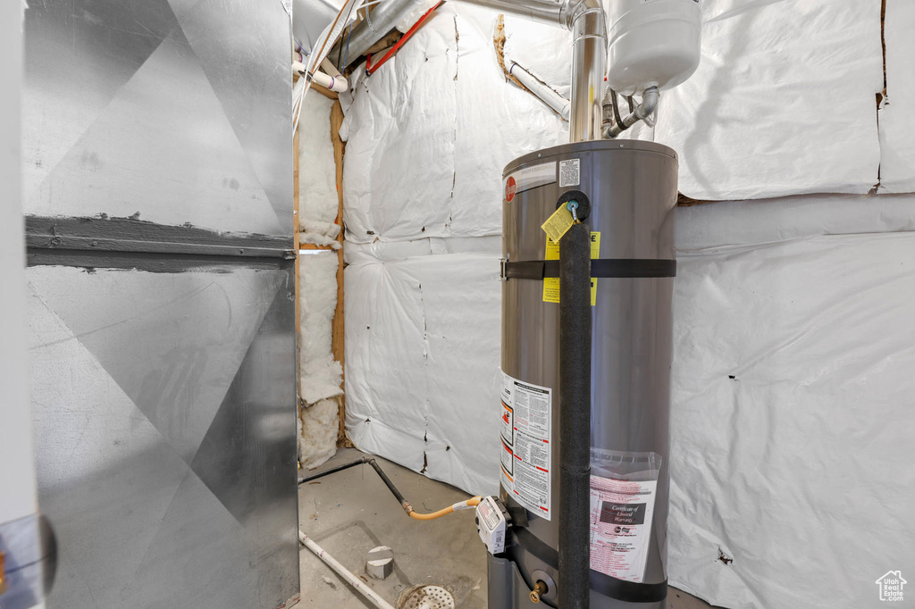 Utilities with secured water heater