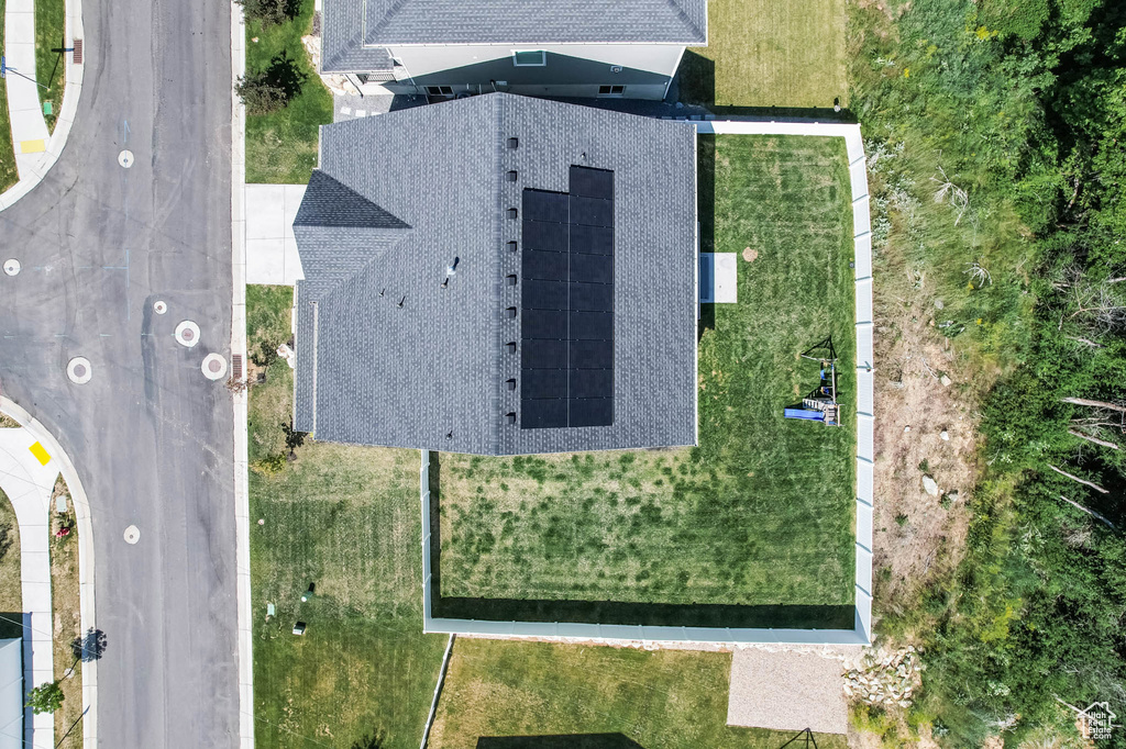 Aerial view of property and surrounding area