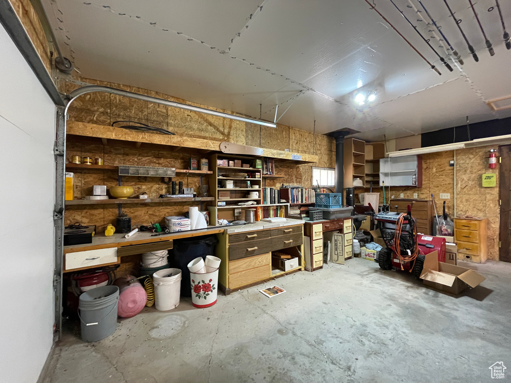 View of storage room
