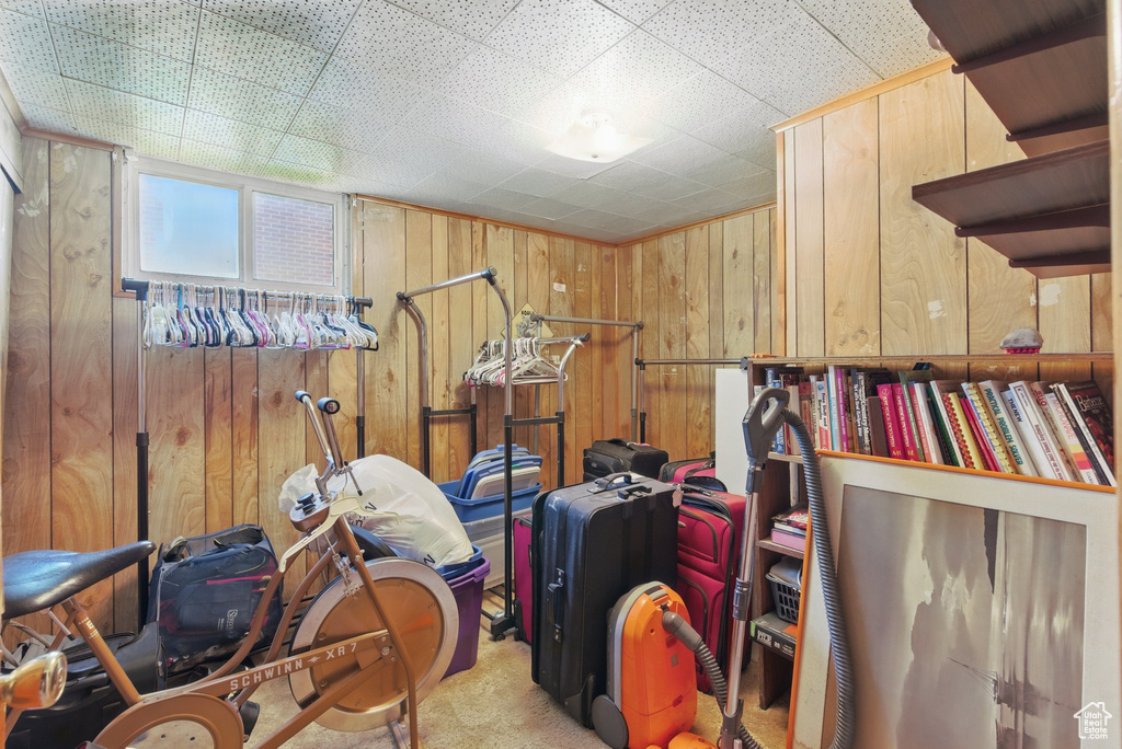 View of storage area