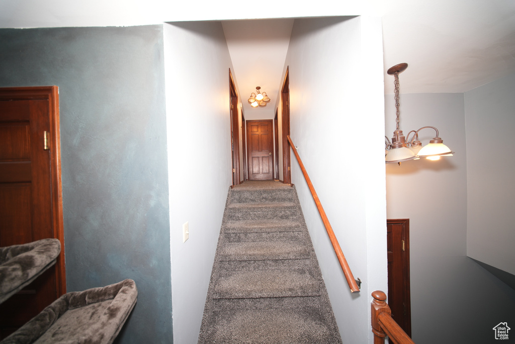 View of stairs